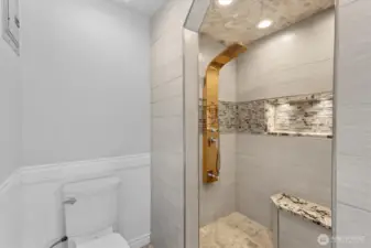 Beautiful double shower