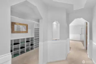 Walk in Closet with great shoe storage