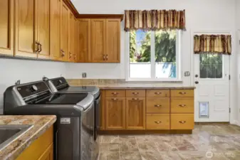 Even the mudroom/ laundry room is amazing