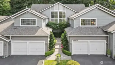 The home is on the right.