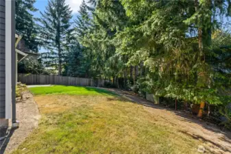 Good sized rear yard.