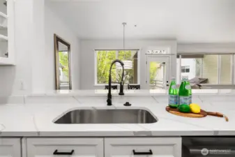 New sink/faucet & counters