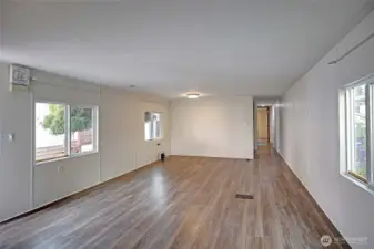 Spacious main living area
