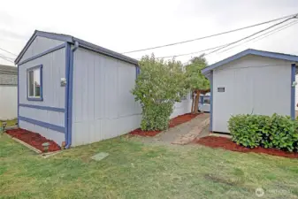 Back "yard" of the space
