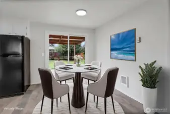 This photo is virtually staged