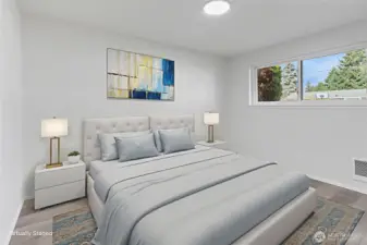 This photo is virtually staged