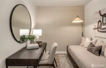 Picture represents model of floorplan, but not actual home.