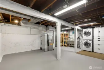 The lower level has tons of potential, with nice high ceilings and plenty of space- it would make a great media room, workout space, home office, guest space or ADU.  There is plumbing here that would make if fairly easy to add another bathroom as well.