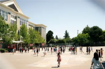 Coe Elementary pay yard.