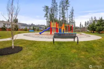 Neighborhood playground right down the road