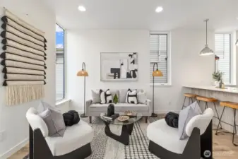 Level II Living room with views.