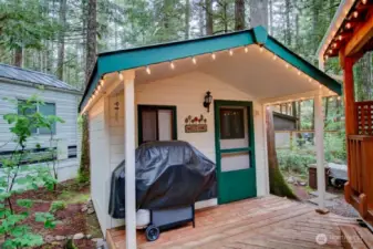 Exterior of shed