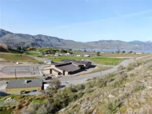 View from upper property