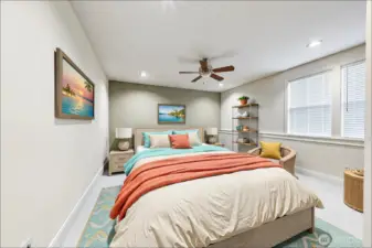 Upper level bedroom.