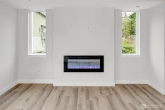 Tall windows provide lots of natural light!