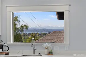 beautiful view from kitchen
