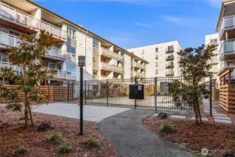 Secure gated community.