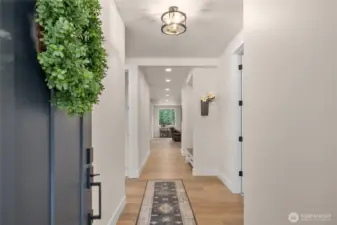 Beautiful front entry hall.