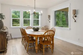 Large dining room with territorial views.