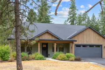 Just another front view of this fabulous custom home.