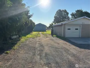 Entry to the Shop and Back storage area