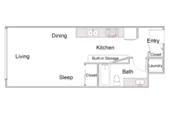 Well laid out floorplan with tons of storage. Additional storage unit plus parking spot in garage