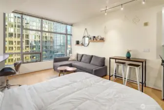 Full furnished, unit 1106 comes with furniture, decor, and all the basics, perfect for a furnished rental, or an easy move-in