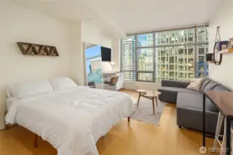 Full furnished, unit 1106 comes with furniture, decor, and all the basics, perfect for a furnished rental, or an easy move-in
