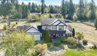Lot is rectangular in shape and goes directly south of the house.
