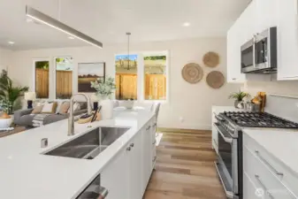 *photos are of 813, which features a reverse floor plan