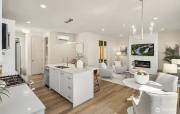 *photos are of 813, which features a reverse floor plan