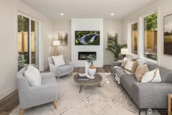 *photos are of 813, which features a reverse floor plan