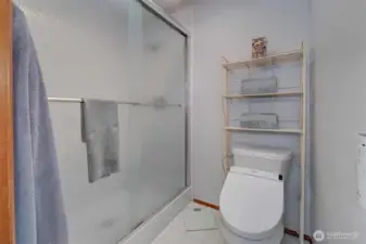 Separate room for toilet and shower in Primary bathroom