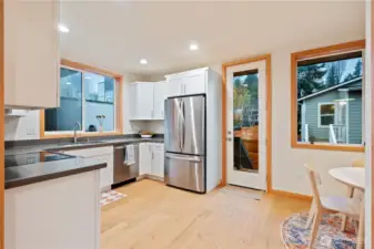 Brand new appliances with warranties.