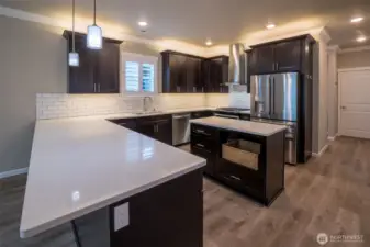 So many cabinets for storage, so much counter space for prep, projects and favorite small appliances.