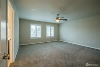 Custom louvered window shutters are excellent at blocking out the light for good sleep.