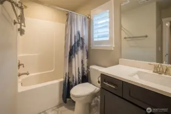 Second full bathroom on the upper floor.