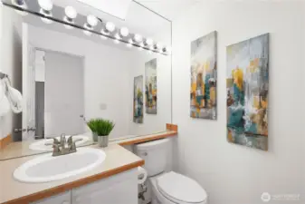 Main floor 1/2 bathroom.