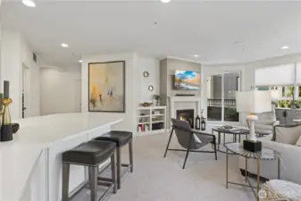 Open and pouring with natural light