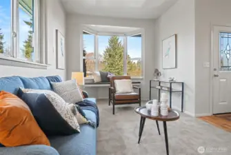 New carpet and paint.