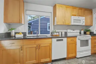 Plenty of cabinet space.