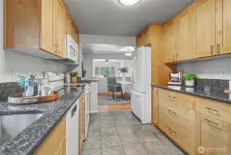 Looking back toward the dining room.