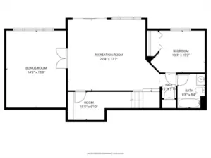 Lower floor plan