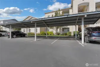 Covered carport parking