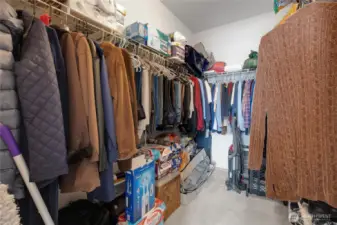 Large walk in closet