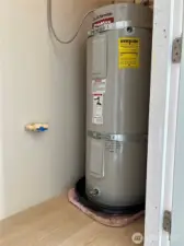 Storage space off deck was recently upgraded with finishing of walls and flooring.  Great for extra storage.