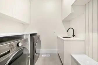 Laundry room.