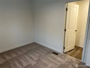 Bedroom 3 with walk in closet.