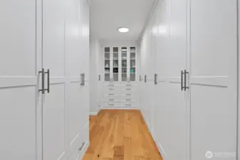 Large walk-in close in the primary bedroom