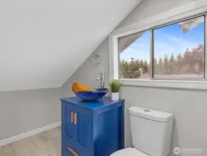 upstairs half bath